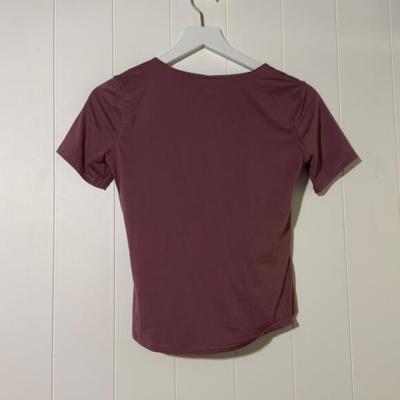 Lululemon Do the Daily Front Twist Four Way Stretch Hip Length Plum Size 2 - Picture 6 of 10